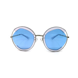 Lunettes de soleil Créateur Double C Bleu