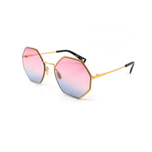 Lunette de soleil créateur mini Hepta rose pour enfant