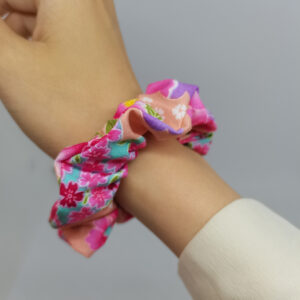 Chouchou cheveux en tissu japonais fait main