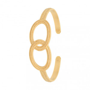 Jonc Aphrodite plaqué or ajustable