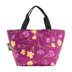 Sac à lunch crocus violet éco chic