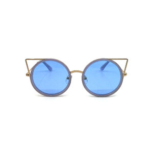 Lunette de soleil petit chat bleu pour enfant