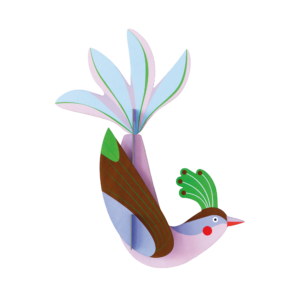 paradise bird, maui en carton recyclé et en encre végétale