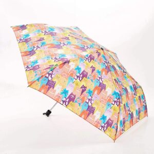 Mini parapluie pliable chats en matière recyclée