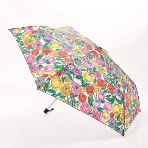 Mini parapluie pliable Pivoine en matière recyclée