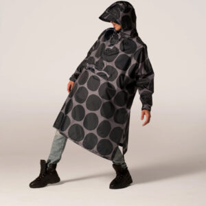 Poncho de pluie noir