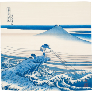48 Ukiyo-e | Kajikazawa Province d'Inkai Bleu
