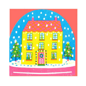 Grande carte House Snowglobe