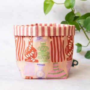 Petit panier de rangement en coton bio