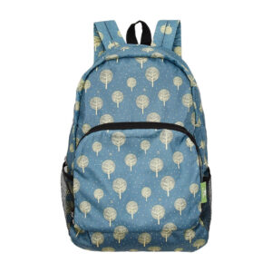 Sac à dos pliable léger Eco Chic Tree of Life bleu