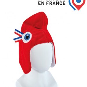 Kit supporter chapeau Phryge JO paris 2024 - S - Enfant - Fabriqué en France