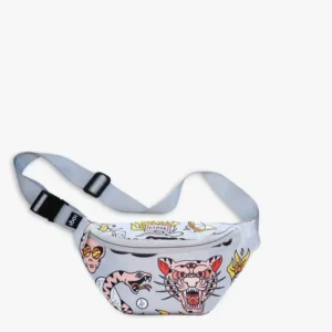 Sac banane tigre serpent en matière recyclée