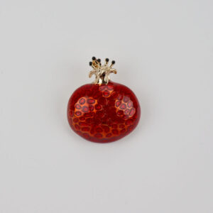 Broche grenade émaillée