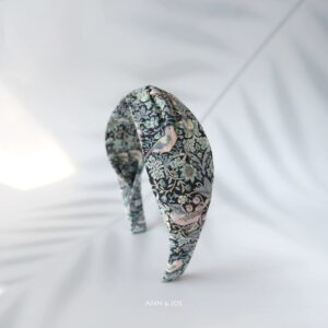 Serre-tête jardin des oiseaux en tissu Liberty
