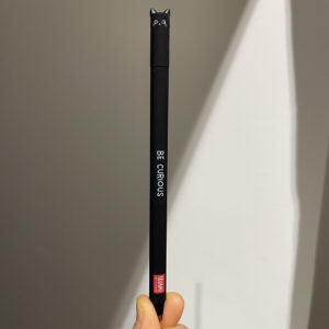 Stylo à encre effaçable legami petit chat noire
